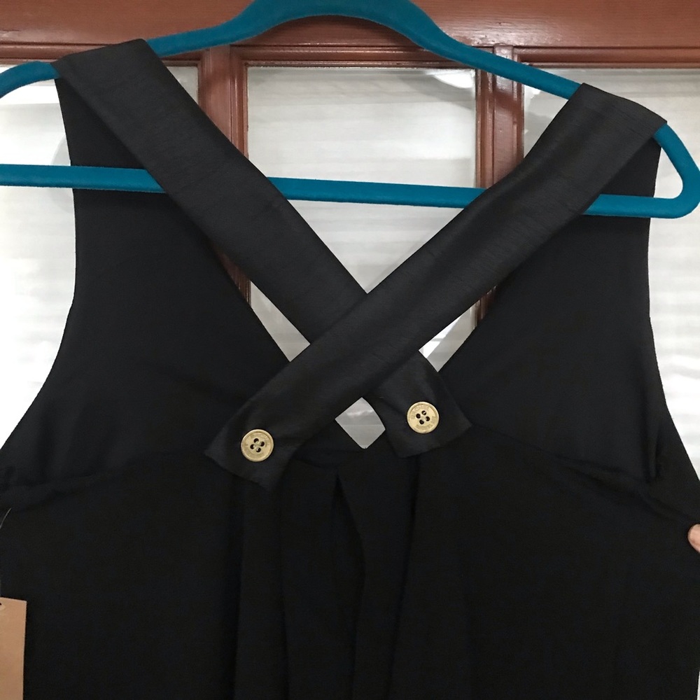Rachel Roy Little Black Dress with cute button back feature